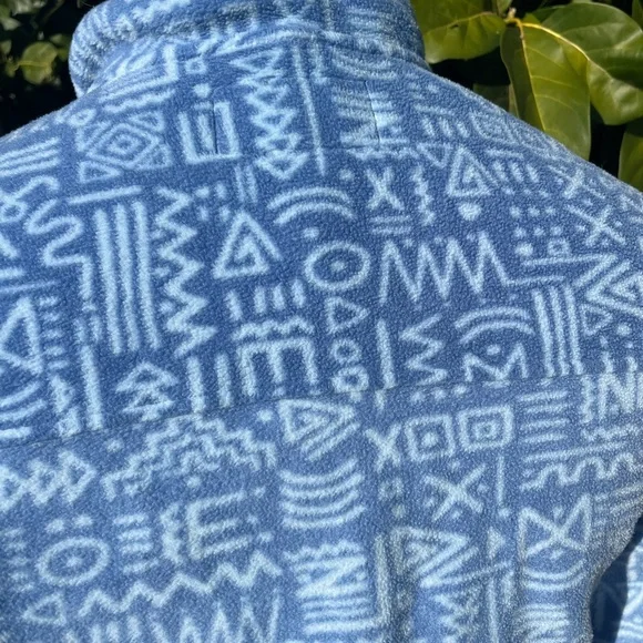Chubbies quarter zip Aztec Print size Small fleece - Picture 6 of 9